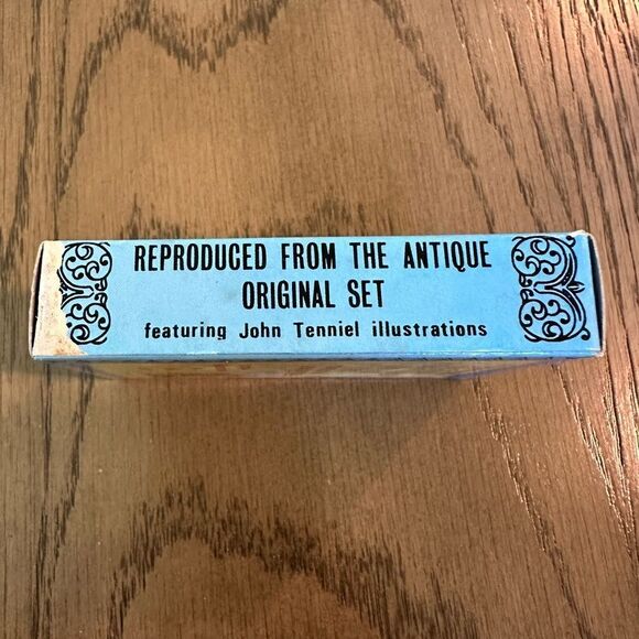 1989 ALICE IN WONDERLAND NOTCHED CARD Construction Set Build A House of Cards! - Picture 5 of 8